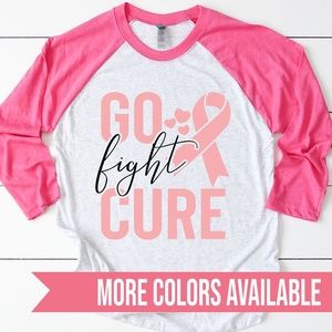 GO FIGHT CURE BREAST CANCER AWARENESS SURVIVOR